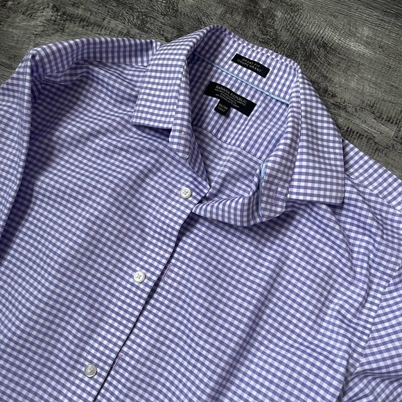 Purple button-down shirt. New. - Picture 4 of 6